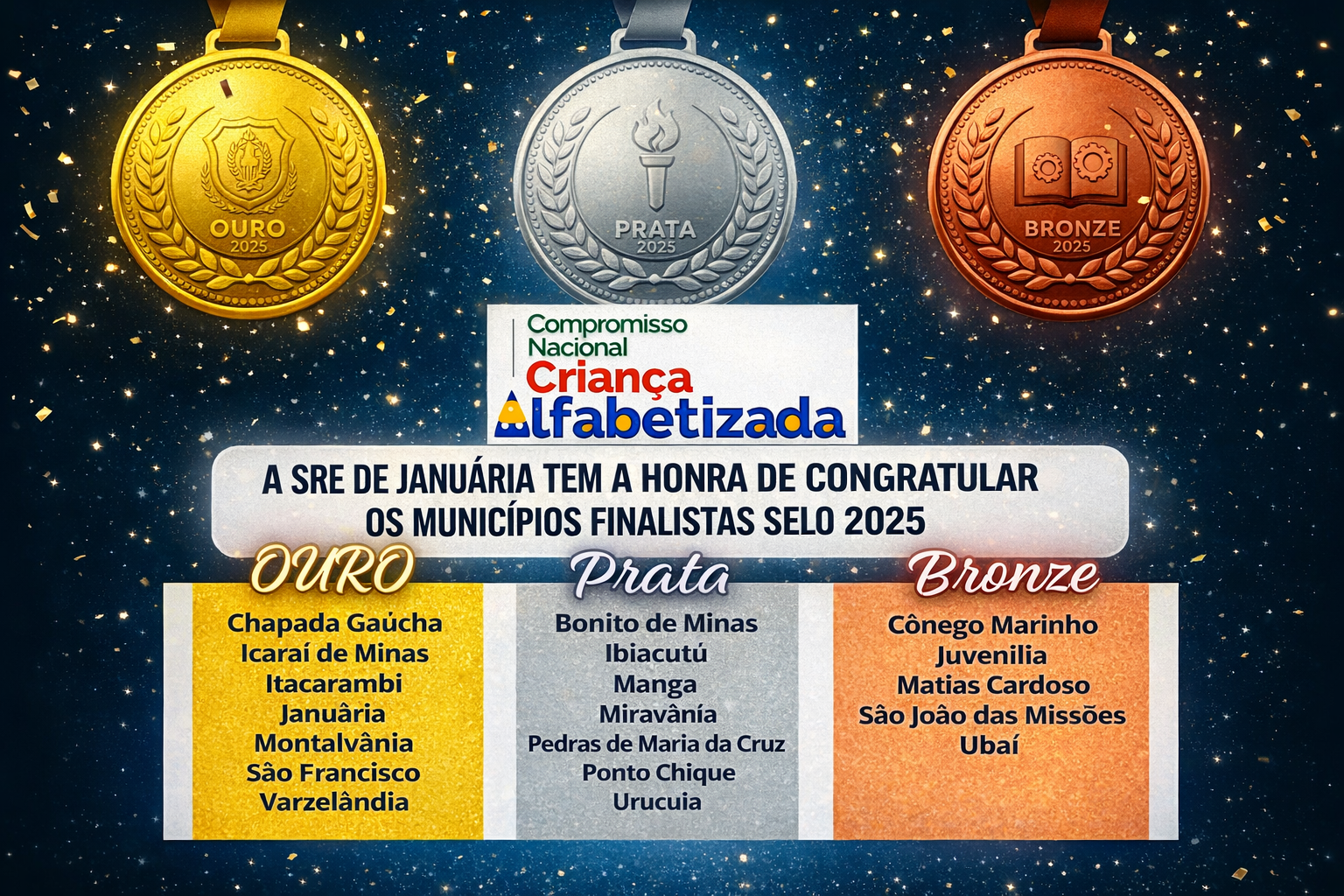 SELO ALFABETIZAÇÃO 2025