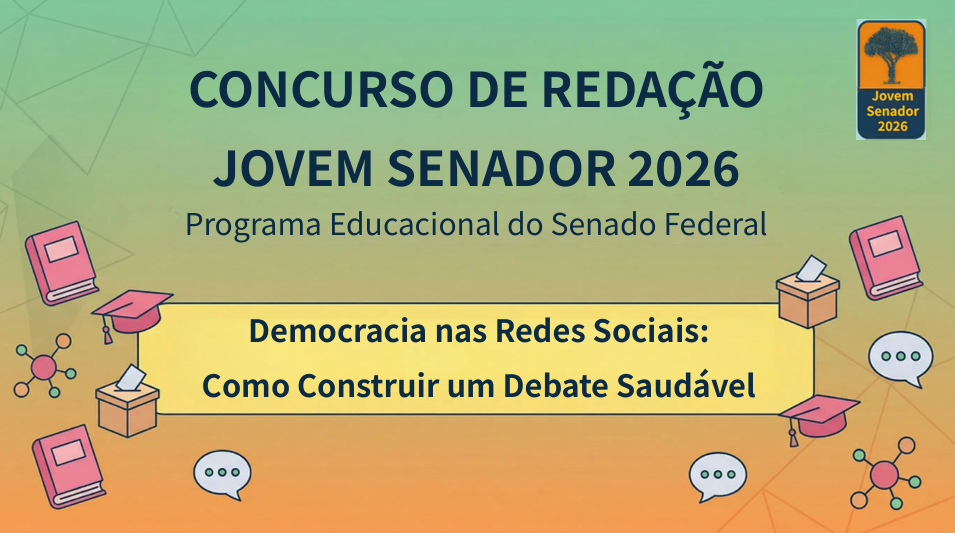 Concurso de Redação: Jovem Senador 2026