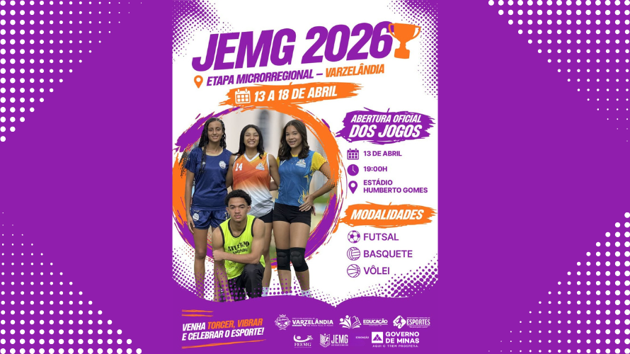 SRE de Januária participa da abertura oficial da etapa microrregional do JEMG 2026