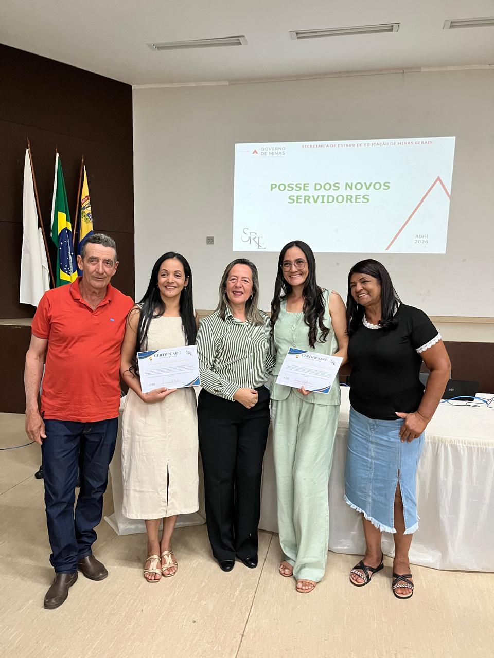 SRE de Januária recebe os novos servidores em cerimônia de Posse